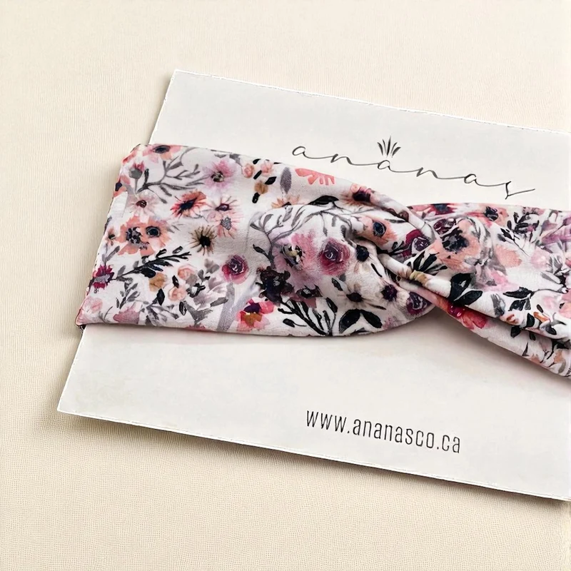 Bandeau croisé en bambou - Rosalie