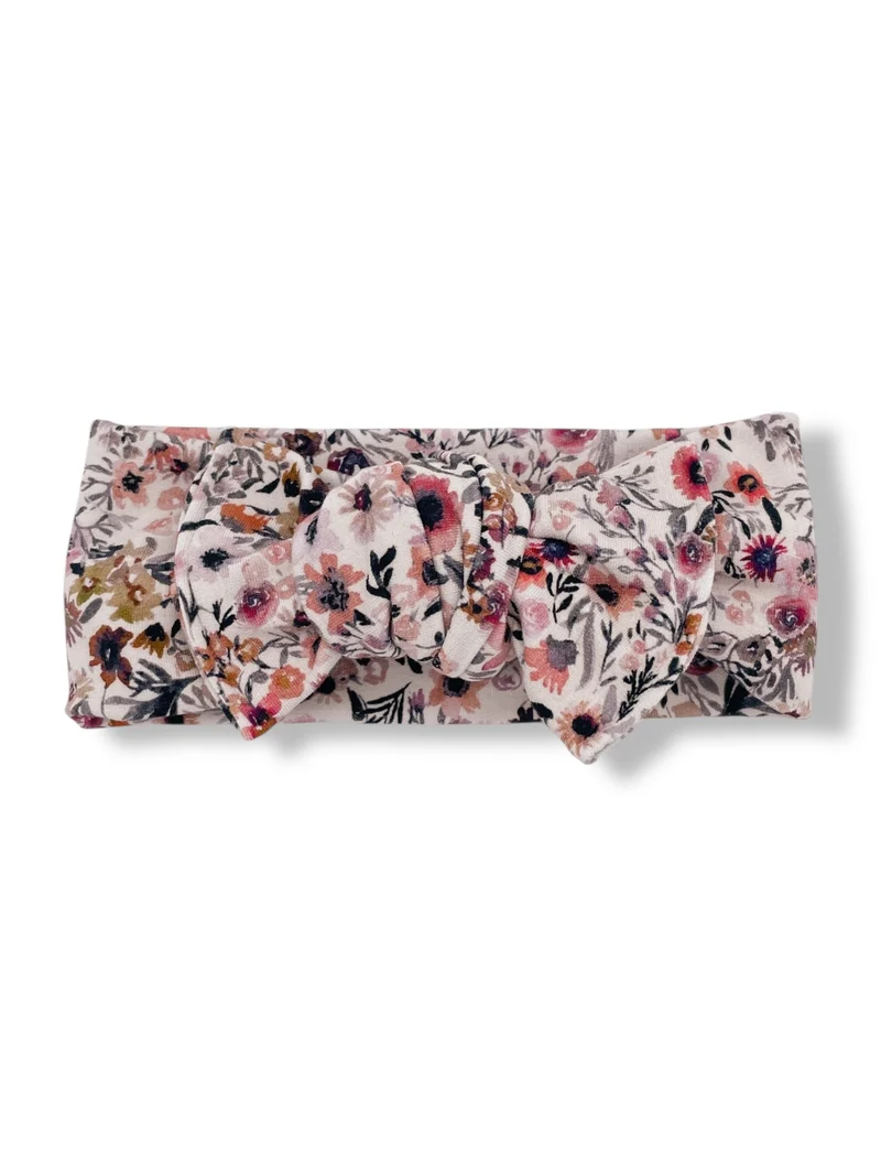 Bandeau boucle en bambou à nouer - Rosalie
