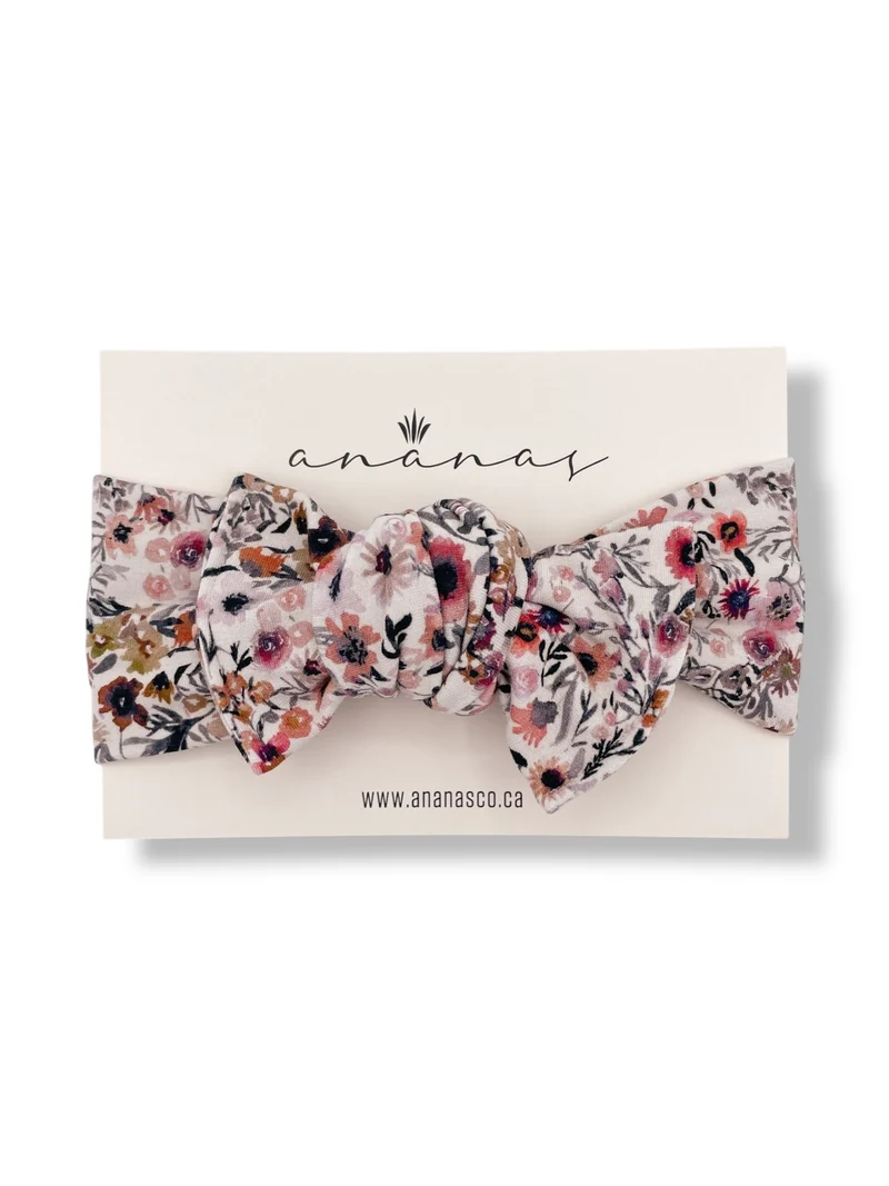 Bandeau boucle en bambou à nouer - Rosalie