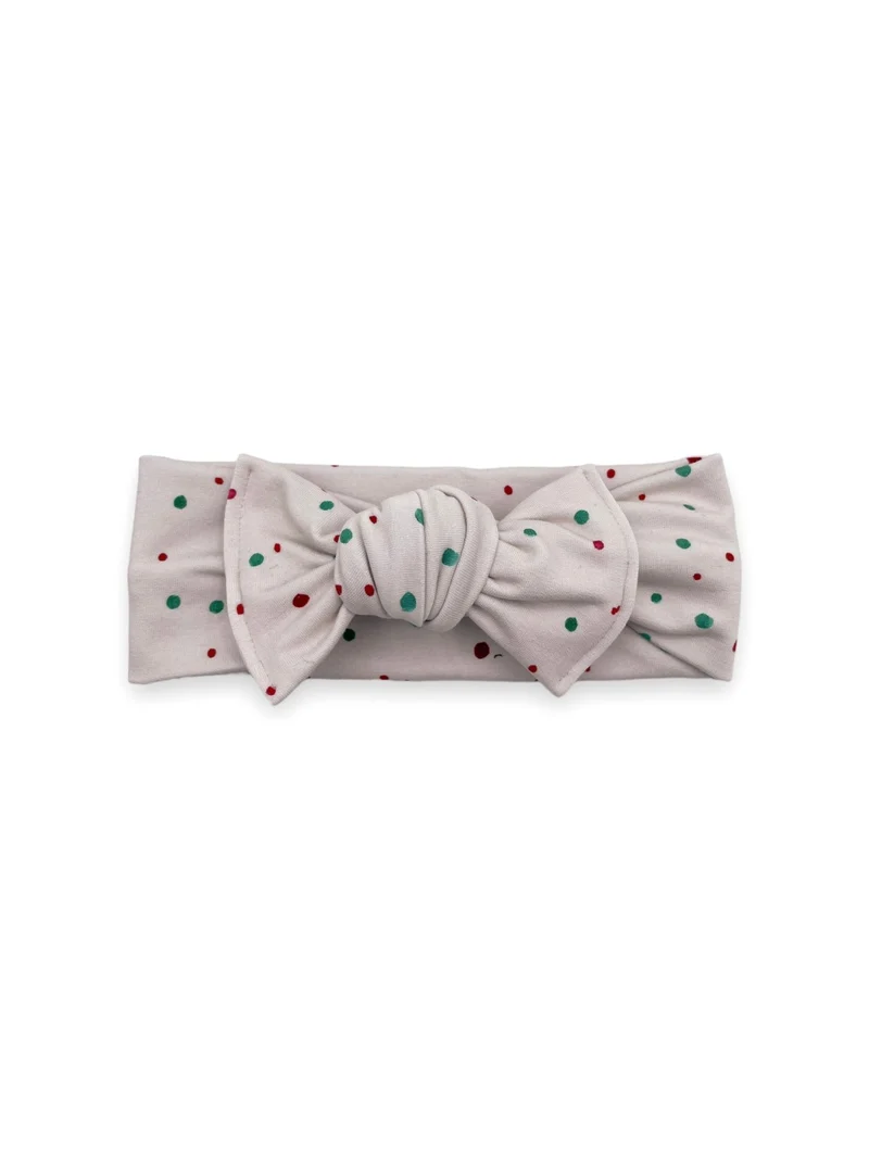 Bandeau boucle en bambou à nouer - Festif