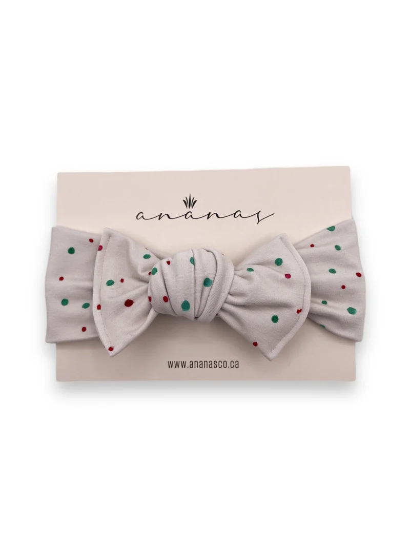 Bandeau boucle en bambou à nouer - Festif