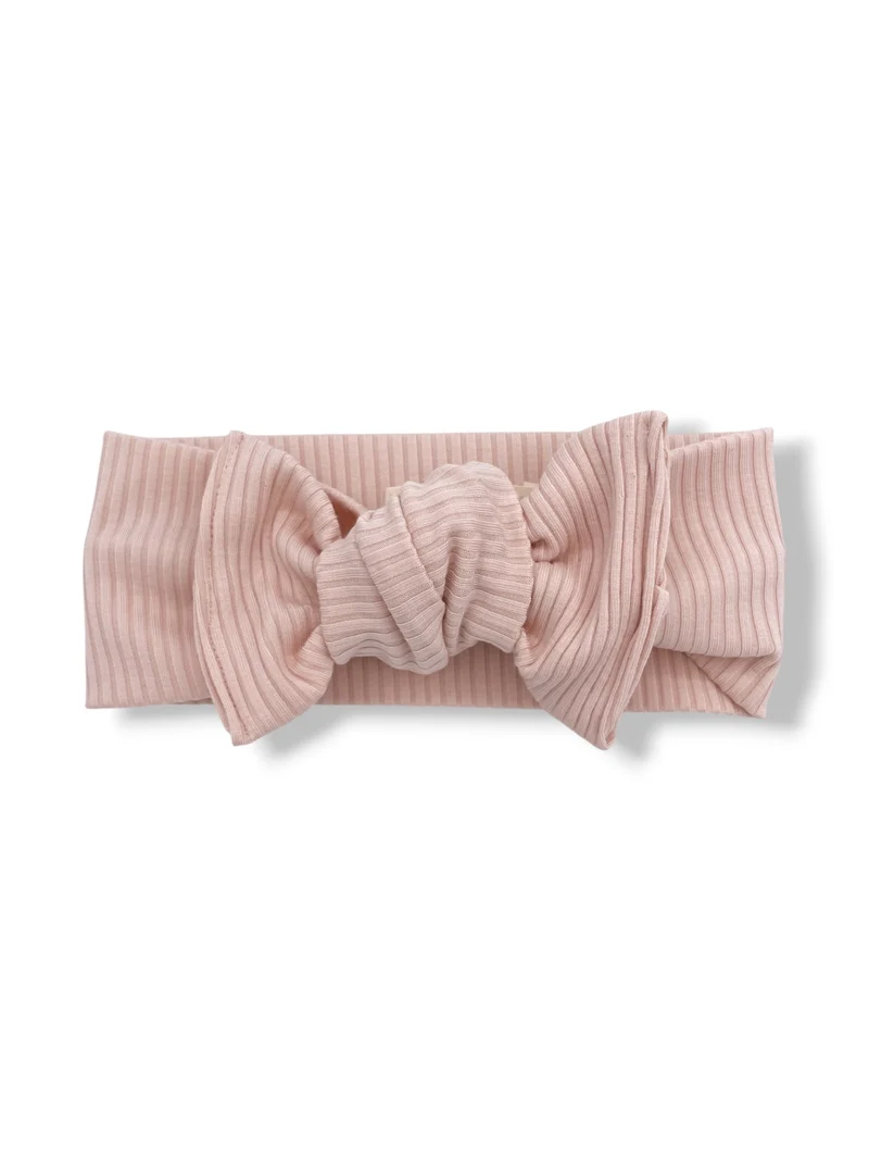 Bandeau boucle en bambou côtelé à nouer