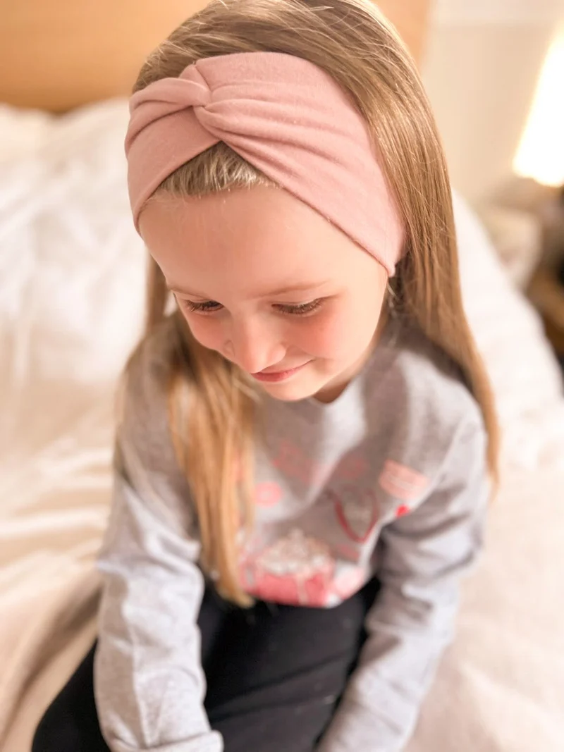 Bandeau pour bébé croisé en bambou