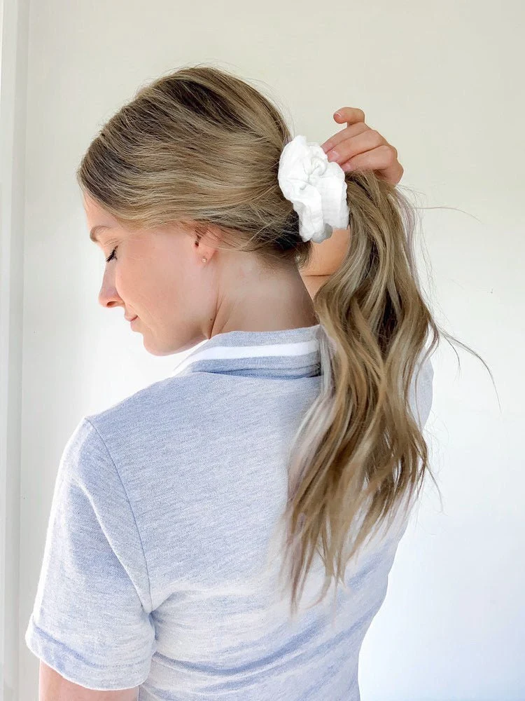 Chouchou Mousseline Bio - Blanc