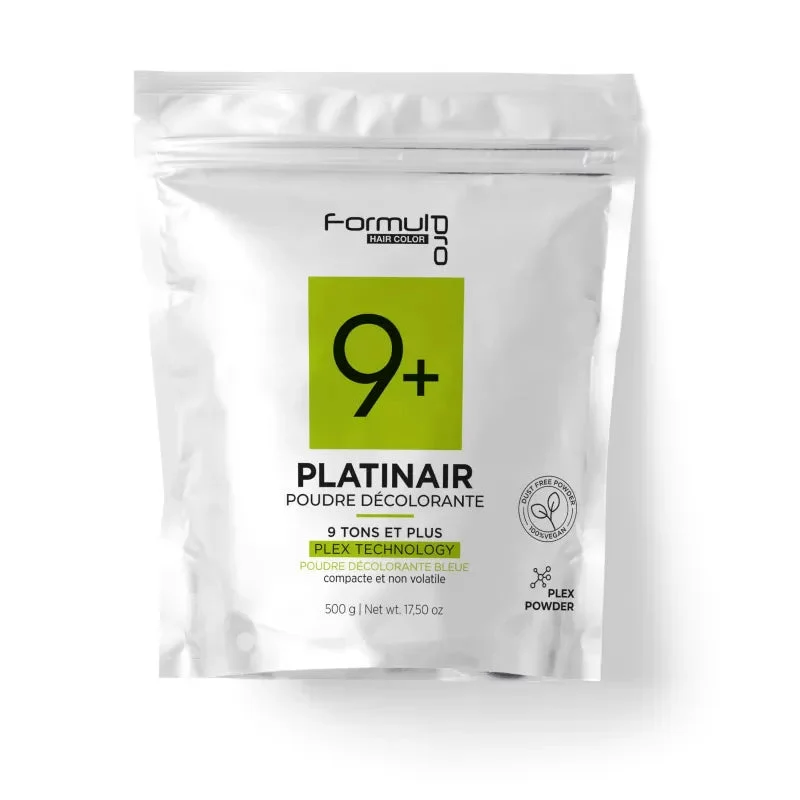 Poudre décolorante bleue 9+ PLATINAIR - FORMULE PRO - (500 Gr)