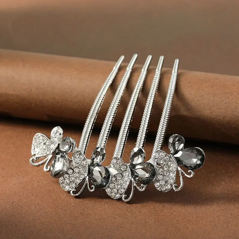 Peigne à cheveux - Papillon de Zircon
