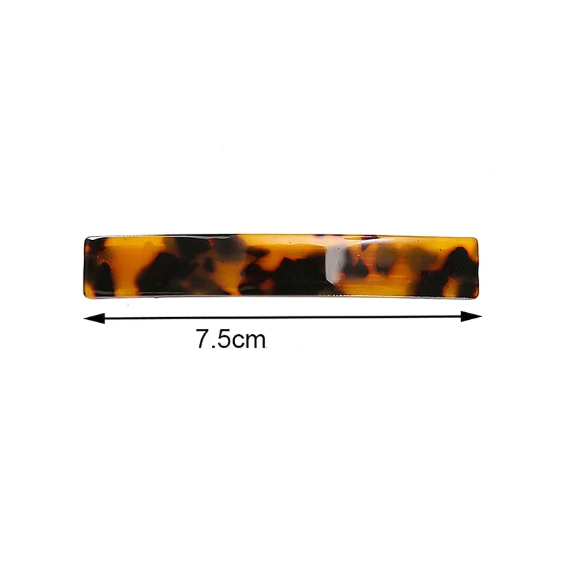 Barrette cheveux – Léopard d’Acétate