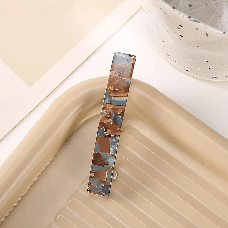 Barrette cheveux – Léopard d’Acétate