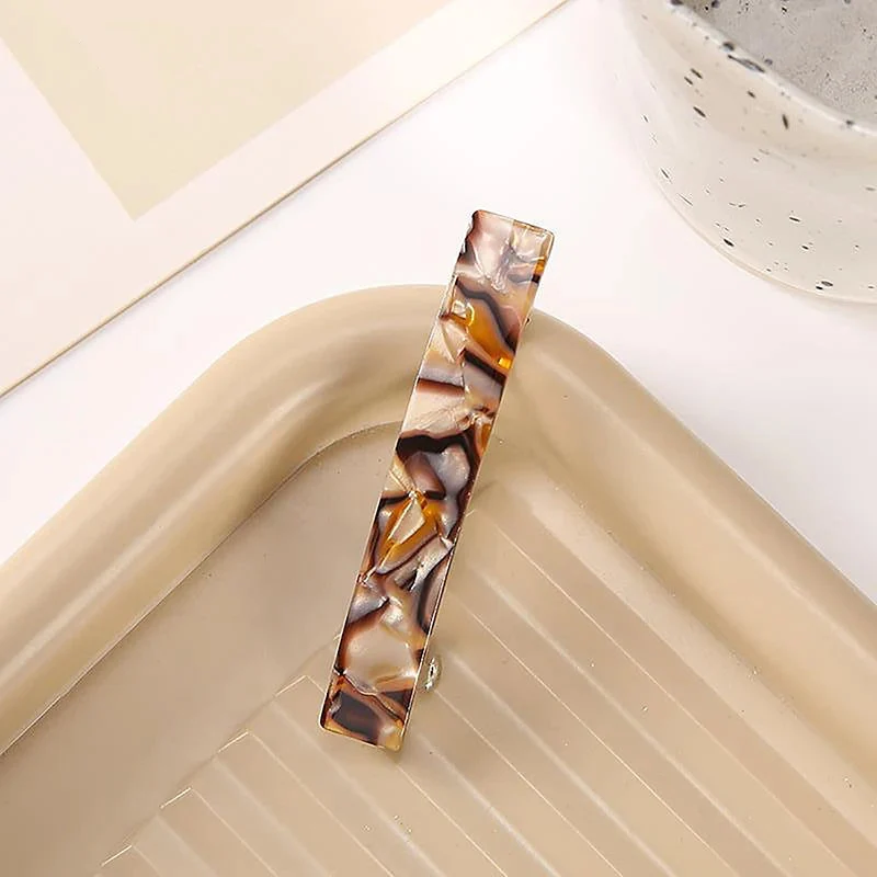 Barrette cheveux – Léopard d’Acétate