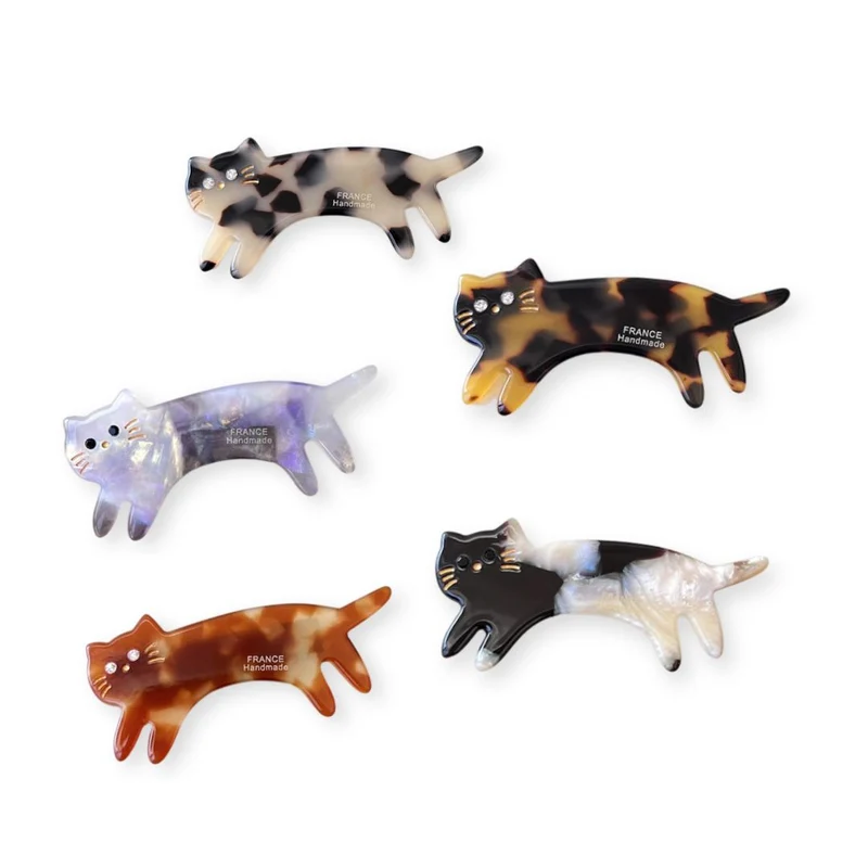 Pince à cheveux - Petit Chat Tacheté