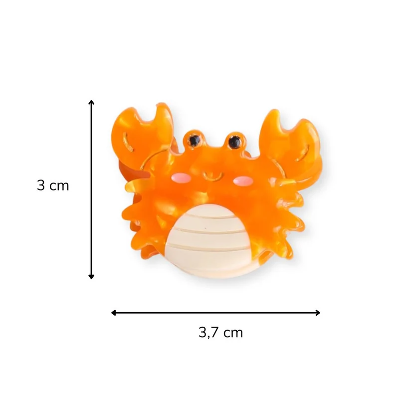 Petite pince à cheveux - Crabe