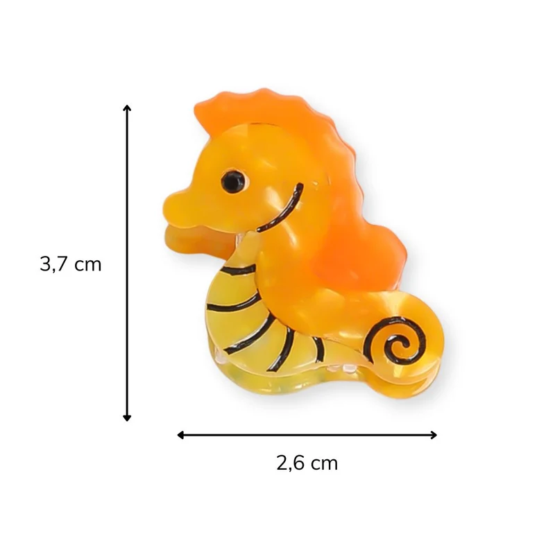 Petite pince à cheveux - Hippocampe