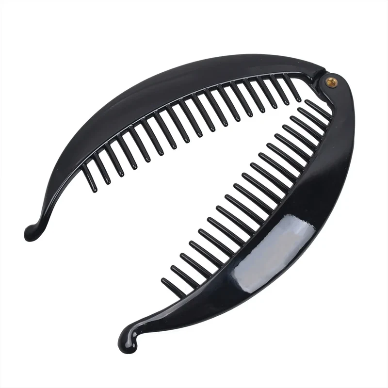 Grande pince à cheveux banane - Duchesse Translucide
