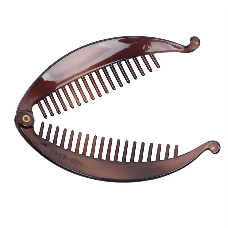 Grande pince à cheveux banane - Duchesse Translucide