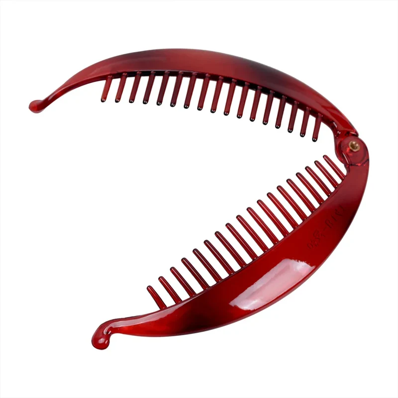 Grande pince à cheveux banane - Duchesse Translucide