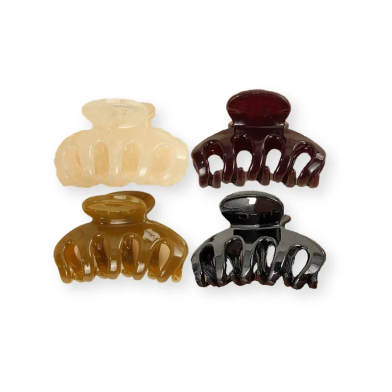 Petite pince à cheveux crabe – Griffe de citrouille