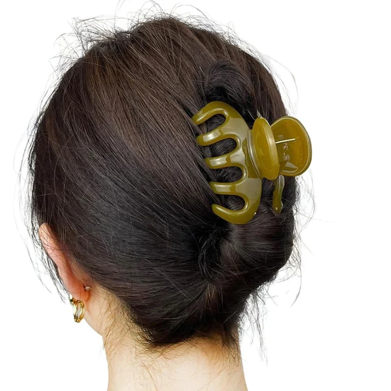 Petite pince à cheveux crabe – Griffe de citrouille