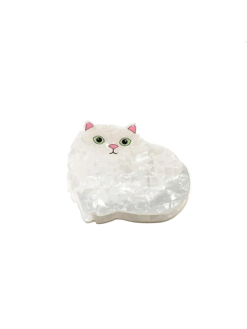 Pince à cheveux - Petit Chat Acrylique