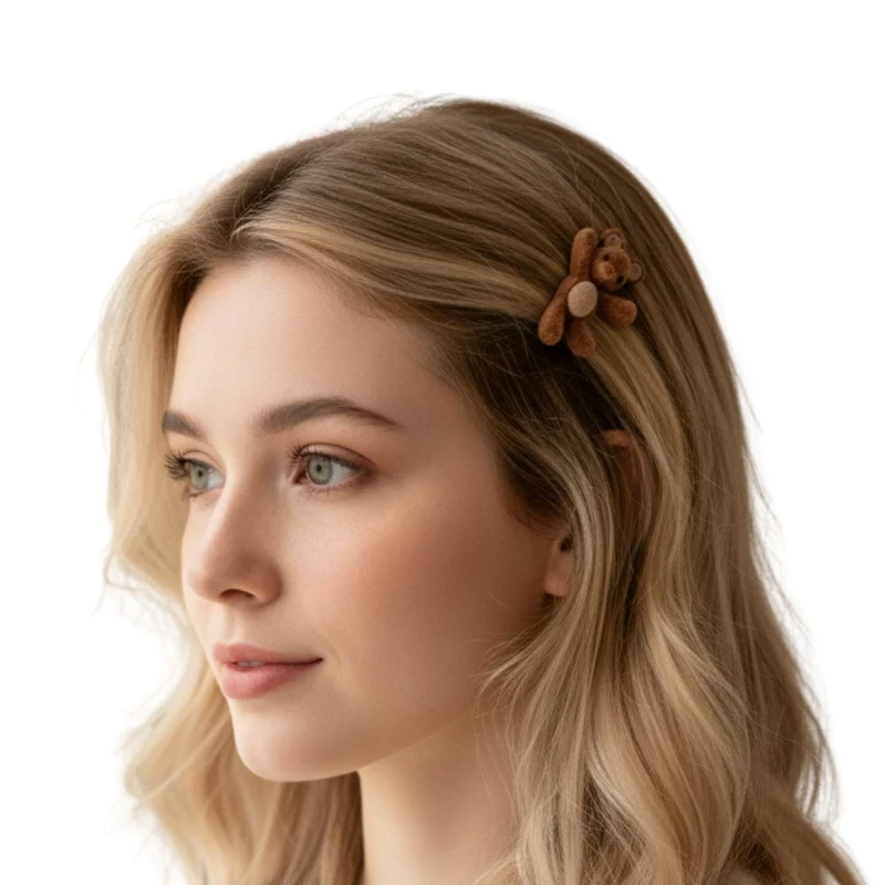 Petite pince à cheveux - Doux Ourson