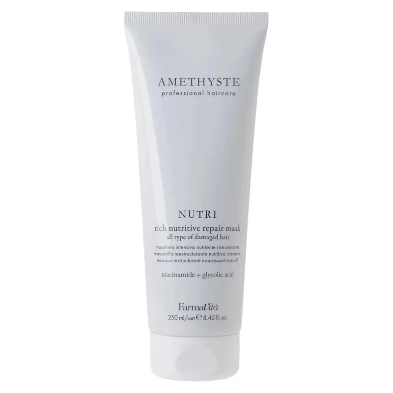 Masque réparateur nutritif riche - Cheveux abîmés - Amethyste NUTRI - (250ml)