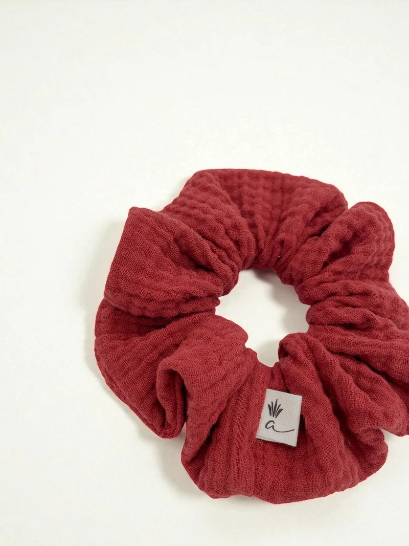 Chouchou Mousseline Bio - Rouille