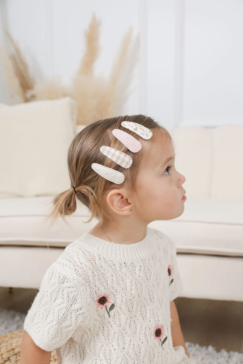 Barrettes en tissu - Classique