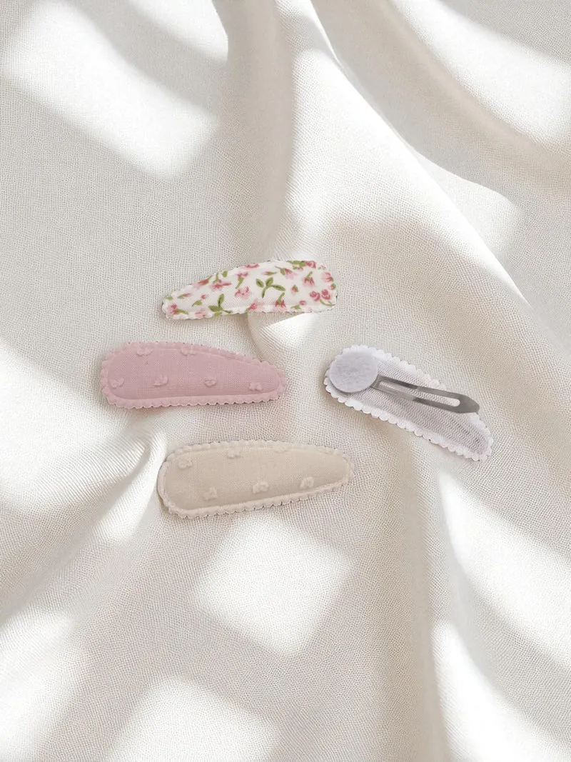 Barrettes en tissu - Classique