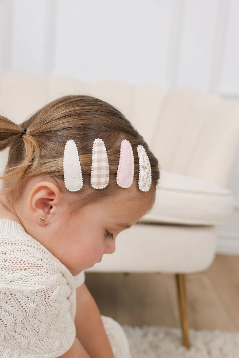 Barrettes en tissu - Classique