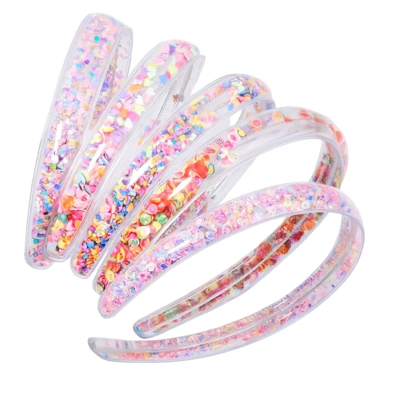 Serre-tête - Paillettes Transparentes