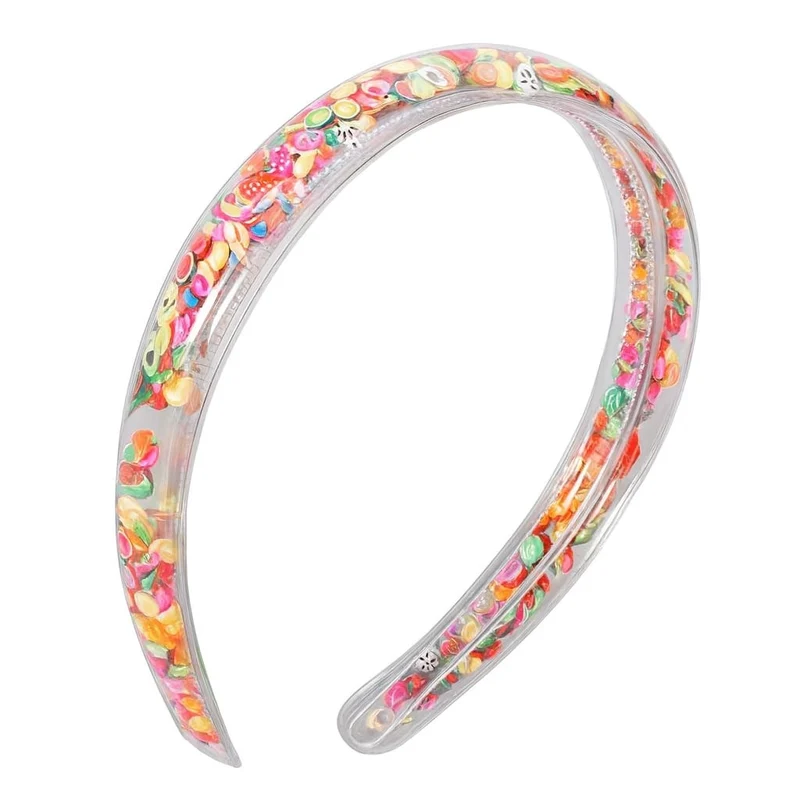 Serre-tête - Paillettes Transparentes