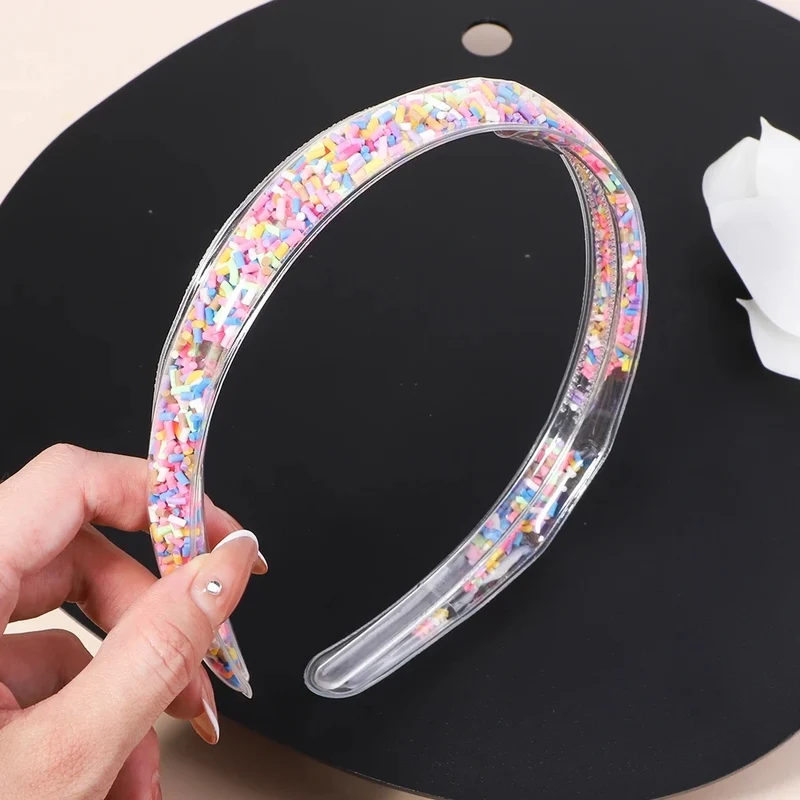 Serre-tête - Paillettes Transparentes