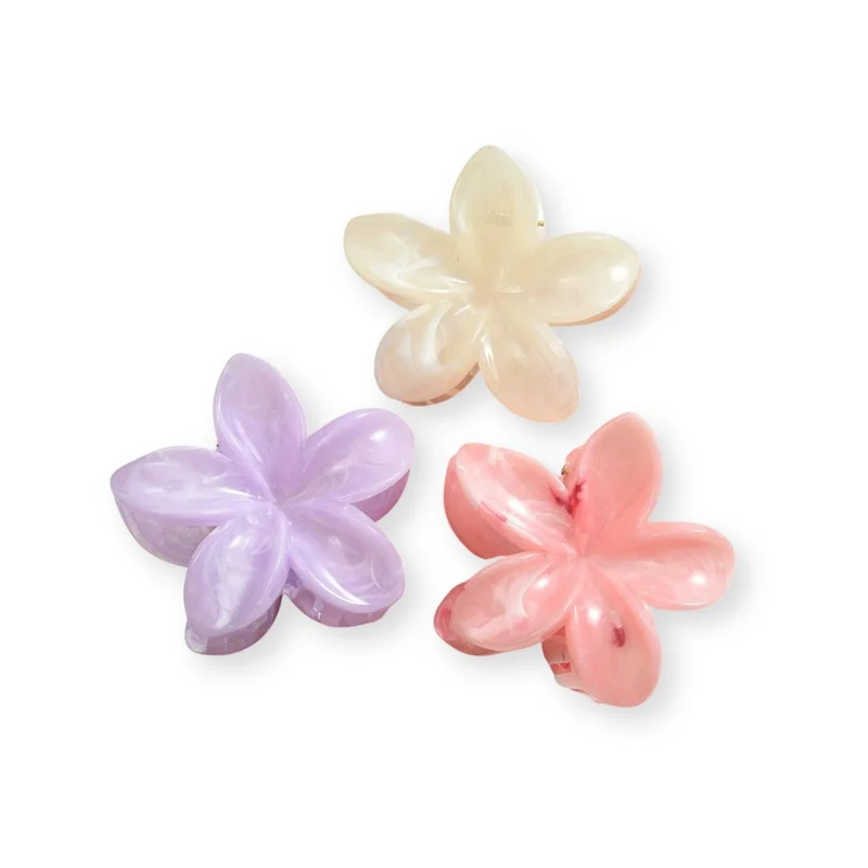 Pinces à cheveux - Fleurs d'été XXL