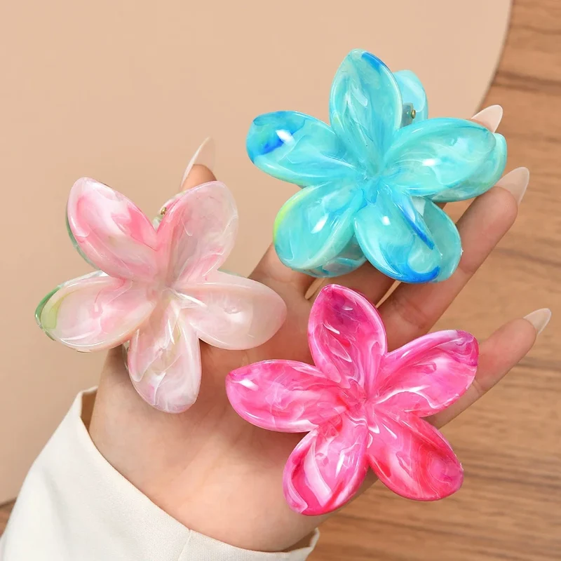 Pinces à cheveux - Fleurs d'été XXL