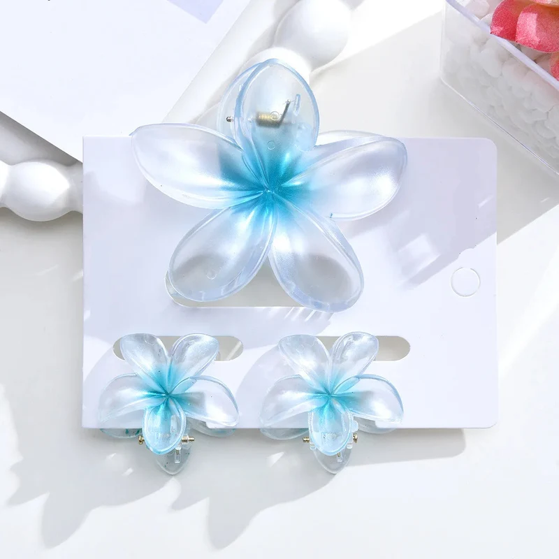 Pinces à cheveux - Fleurs d'Été Blancheur