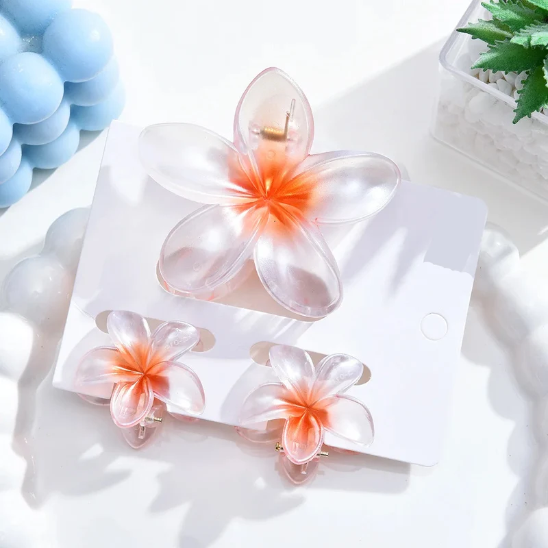 Pinces à cheveux - Fleurs d'Été Blancheur