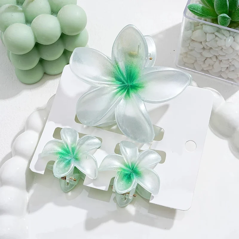 Pinces à cheveux - Fleurs d'Été Blancheur
