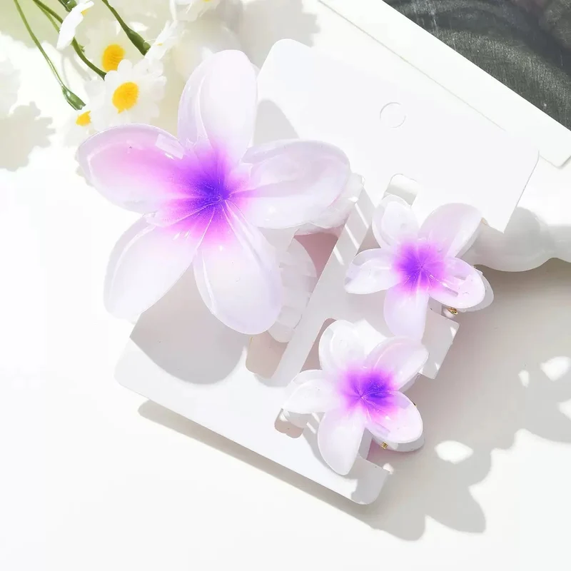 Pinces à cheveux - Fleurs d'Été Blancheur