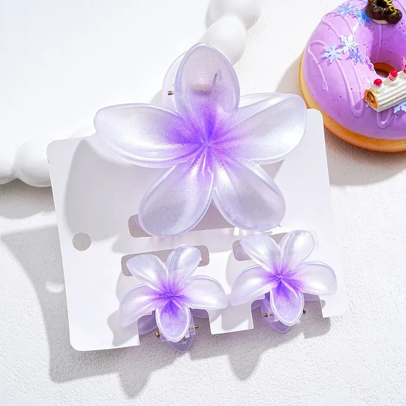 Pinces à cheveux - Fleurs d'Été Blancheur