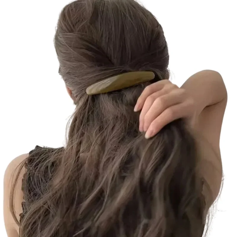 Barrette cheveux – Ovale Brillant