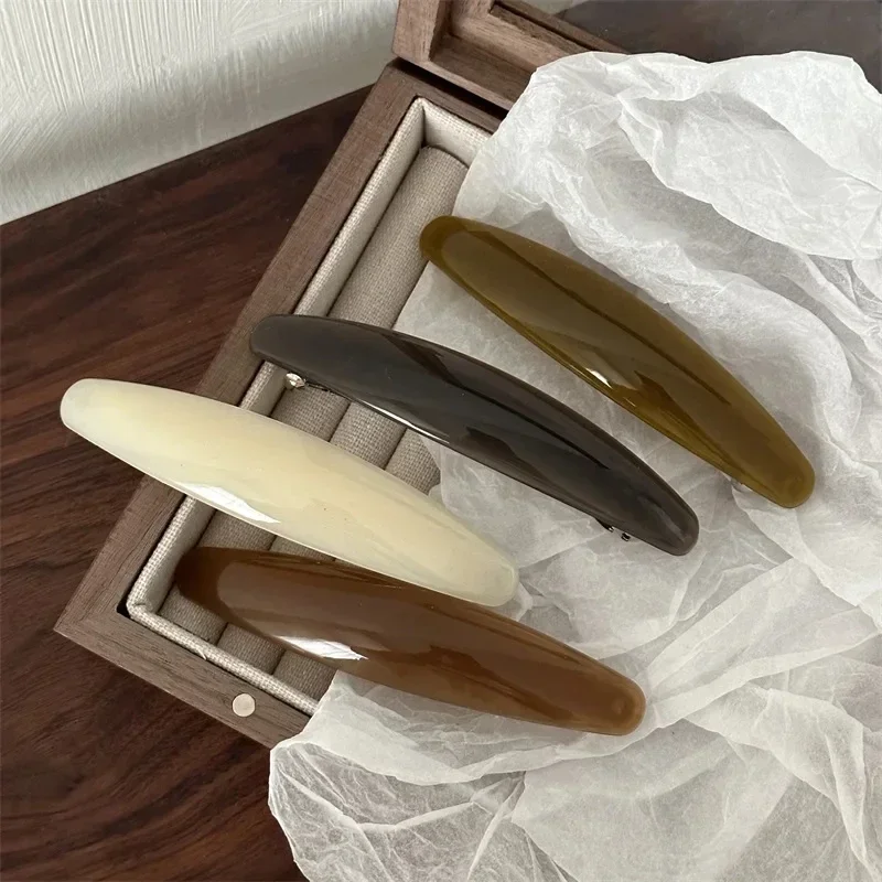 Barrette cheveux – Ovale Brillant