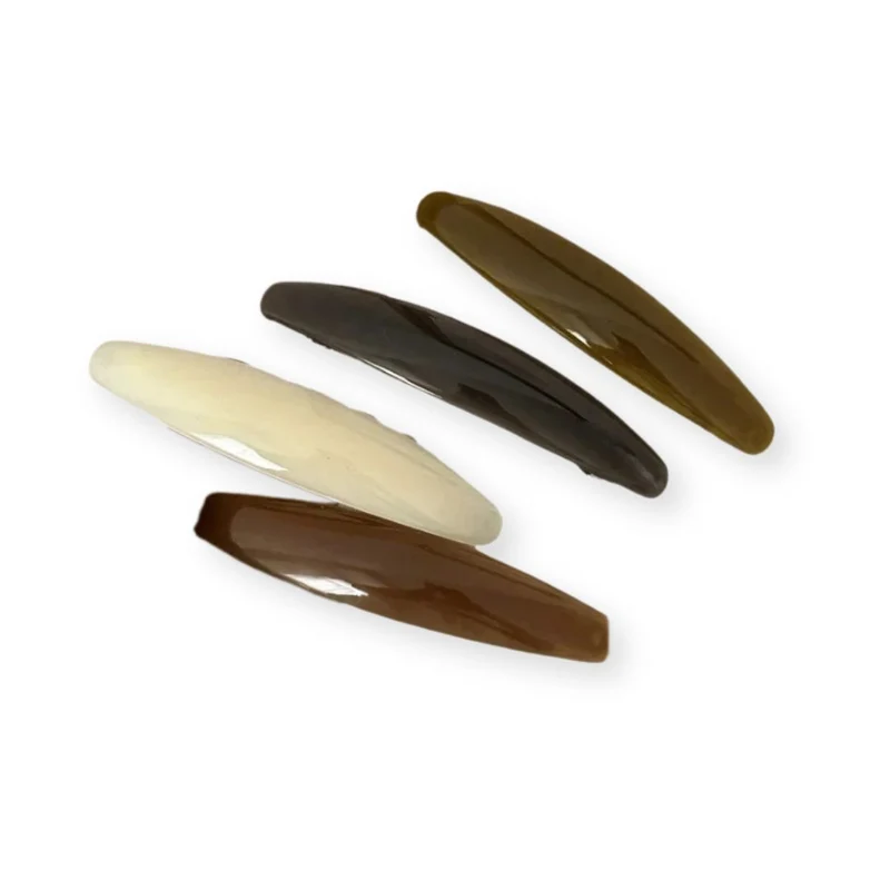 Barrette cheveux – Ovale Brillant