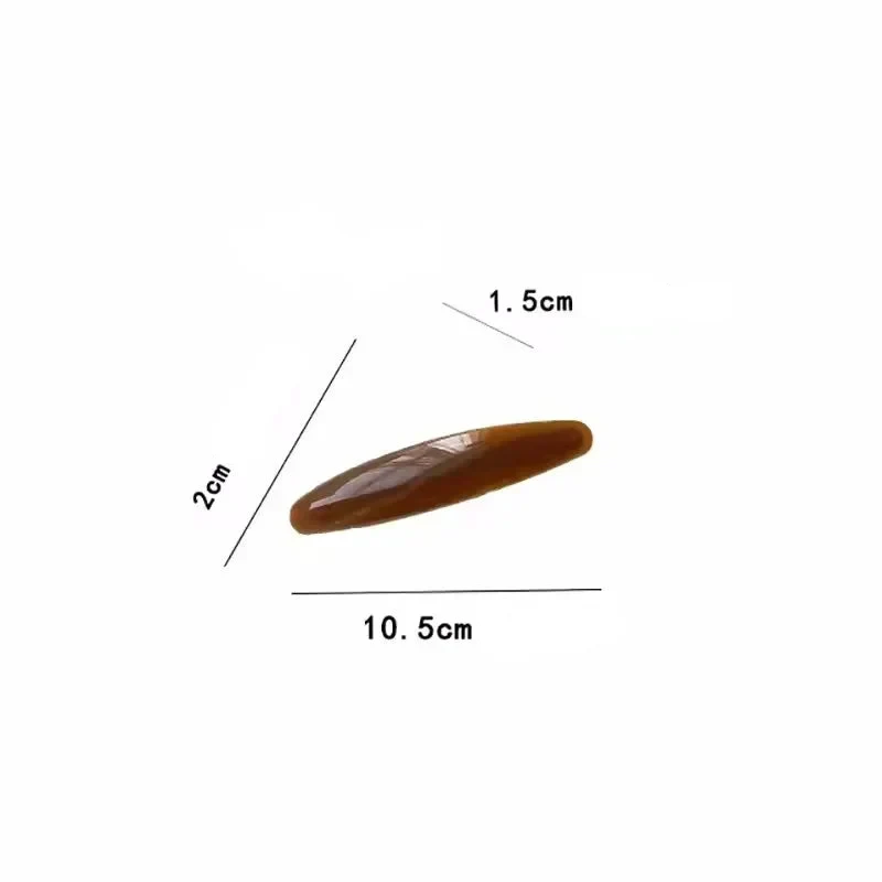 Barrette cheveux – Ovale Brillant