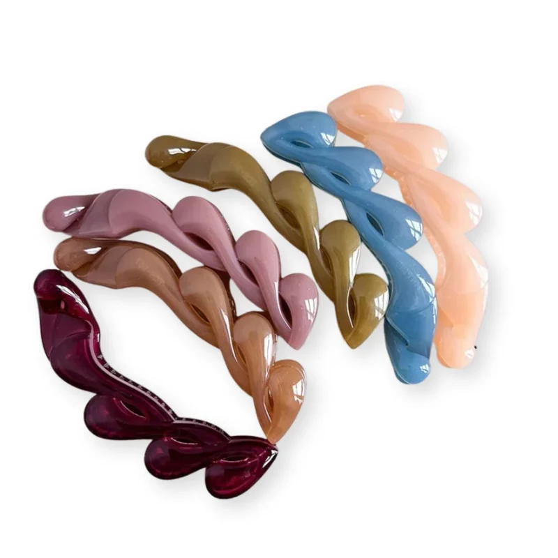 Pince à cheveux banane – Torsade Rayonnante