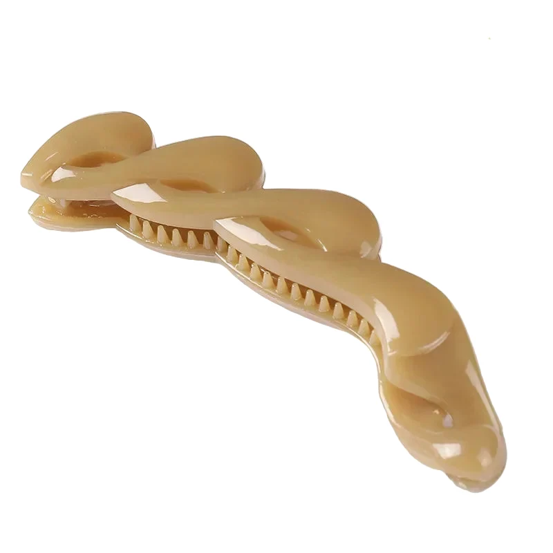 Pince à cheveux banane – Torsade Rayonnante