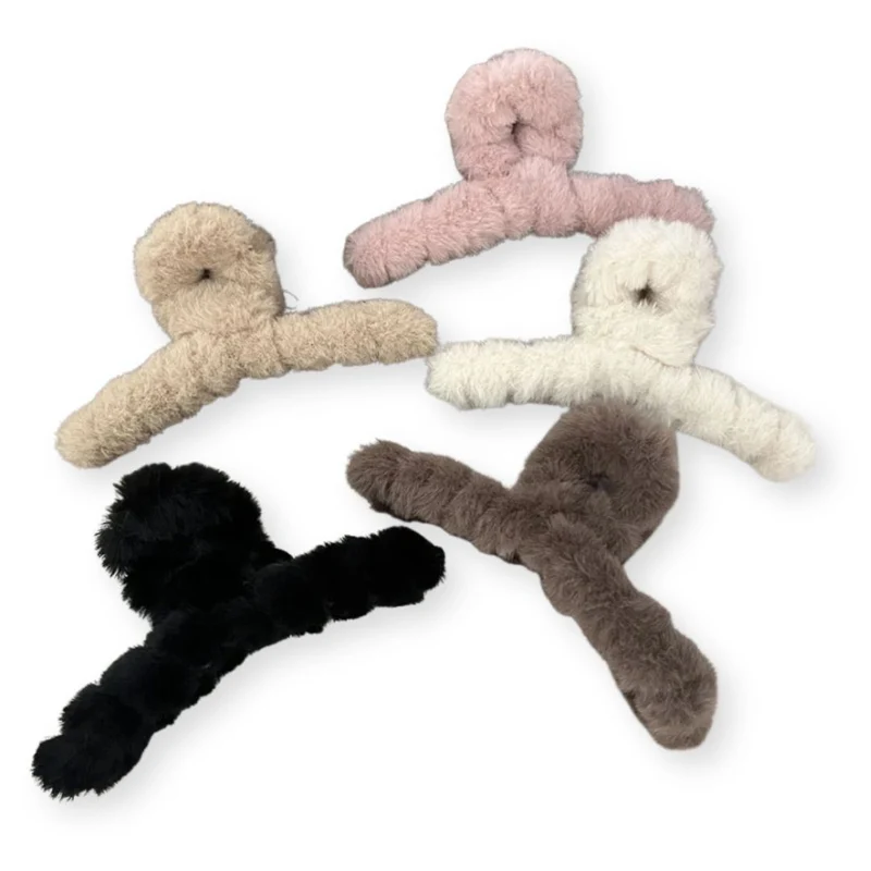 Grande pince à cheveux crabe – Douceur Peluche