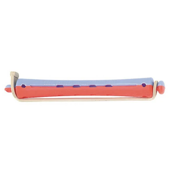 Bigoudis à permanente rouge/bleu longx12 diam 11L80MMP