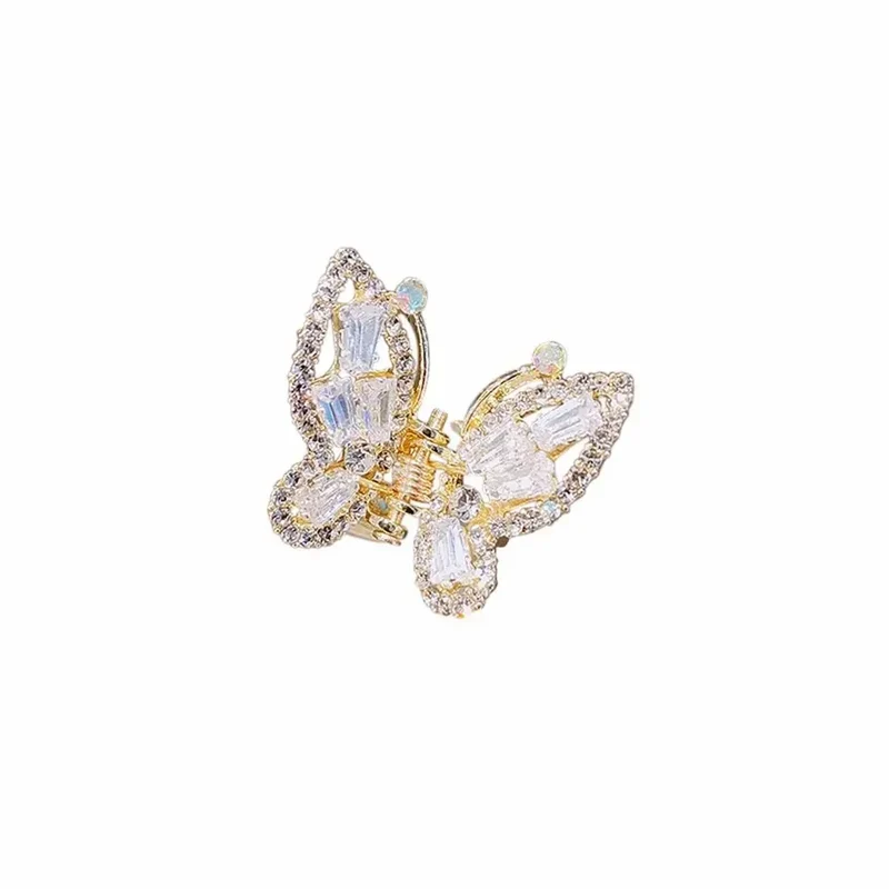 Petite pince à cheveux - Papillon Diamant