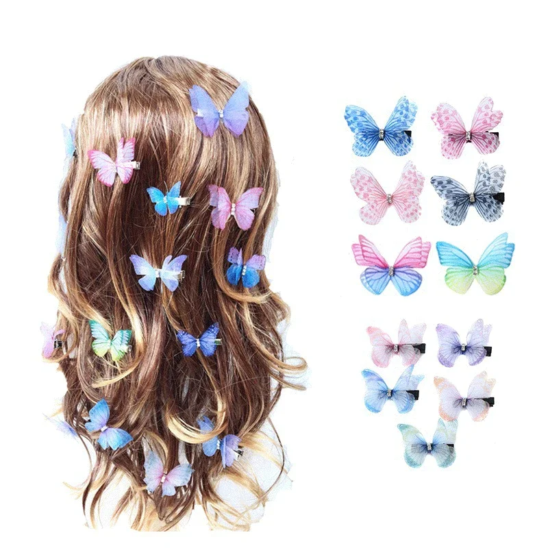 Pinces à cheveux - Papillons Magiques