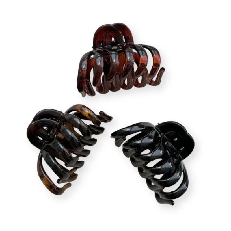 Grande pince à cheveux crabe – Volume Chic