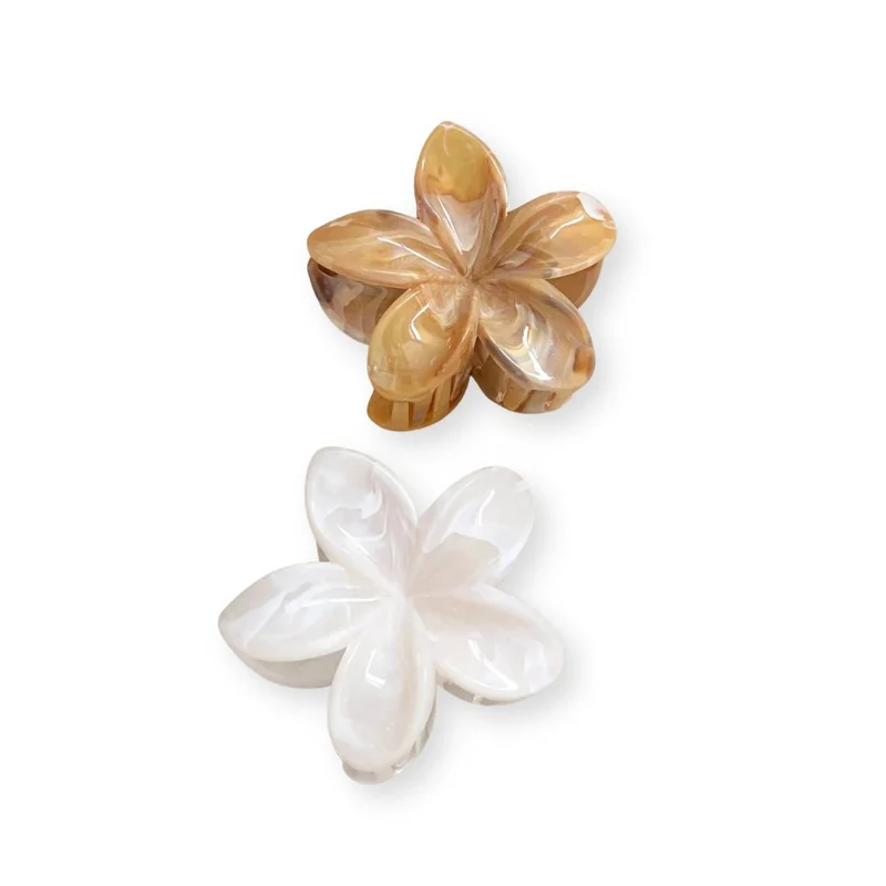 Pinces à cheveux - Fleurs de Marbre
